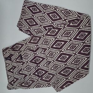 7FAM | Purple and White Jeans